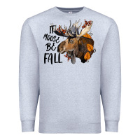 Heather Grey It Moose Be Fall Premium Sweatshirt - LillyAllenDesigns