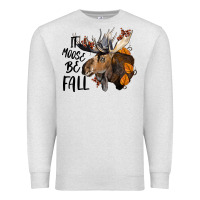 Oatmeal Heather It Moose Be Fall Premium Sweatshirt - LillyAllenDesigns