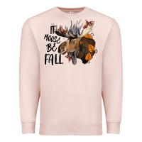 Pale Pink It Moose Be Fall Premium Sweatshirt - LillyAllenDesigns