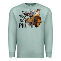 Seafoam It Moose Be Fall Premium Sweatshirt - LillyAllenDesigns