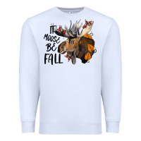 White It Moose Be Fall Premium Sweatshirt - LillyAllenDesigns
