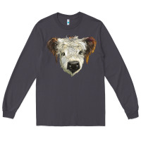 Smoke white calf scottish Long Sleeve Tee - BarkalooDesign