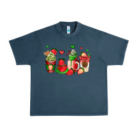 Midnight Navy strawberry coffee cups Urban Heavy Tee - AdoDesignShop