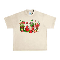 Sandshell strawberry coffee cups Urban Heavy Tee - AdoDesignShop