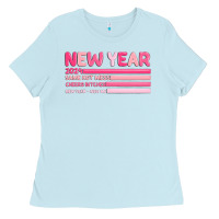Baby Blue 2024 new year Ladies Tee - MaliasSmallBusiness