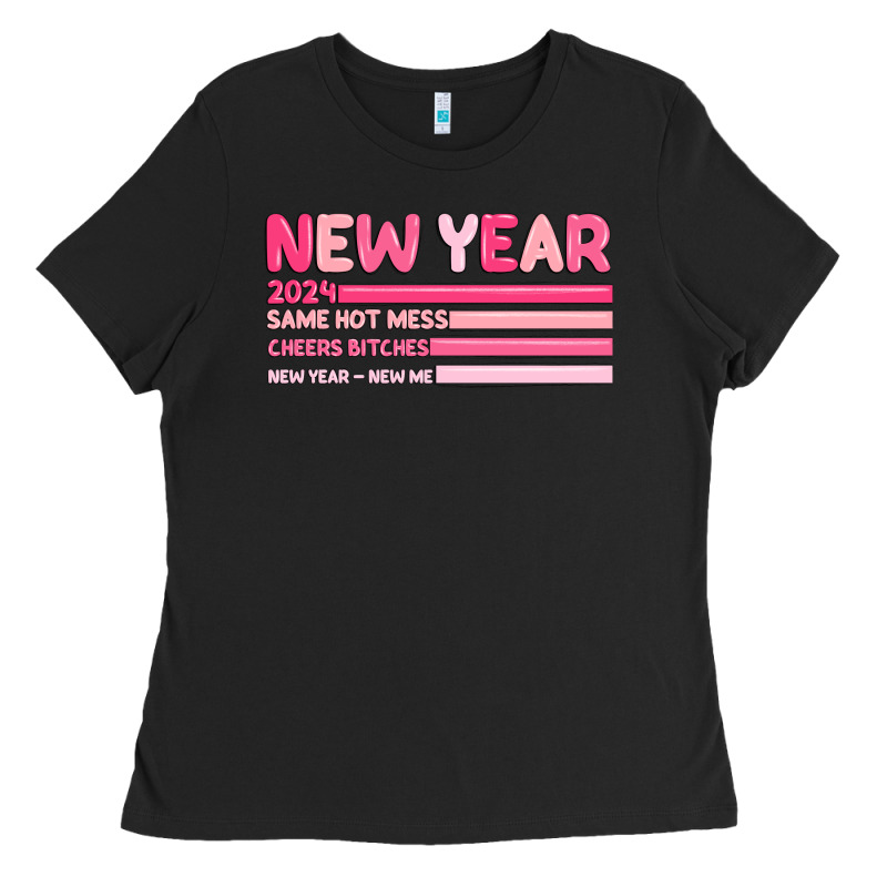 2024 New Year Ladies Tee by MaliasSmallBusiness | Teevron