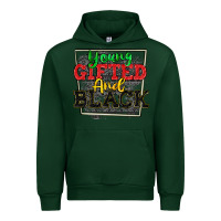 Forest Green young gifted and black Urban Hoodie - CowGirlArtShop