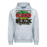 Heather Grey young gifted and black Urban Hoodie - CowGirlArtShop
