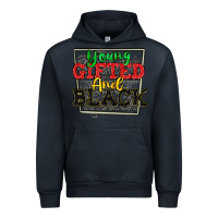 Navy young gifted and black Urban Hoodie - CowGirlArtShop