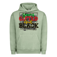 Pigment Oil Green young gifted and black Urban Hoodie - CowGirlArtShop
