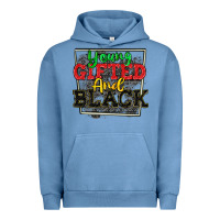 Pigment Pebble Blue young gifted and black Urban Hoodie - CowGirlArtShop