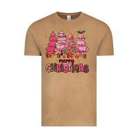 Pink Christmas Trees Vintage Tee | Teevron