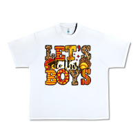 White let's do this boys softball Urban Heavy Tee - Jasminsmagicworld