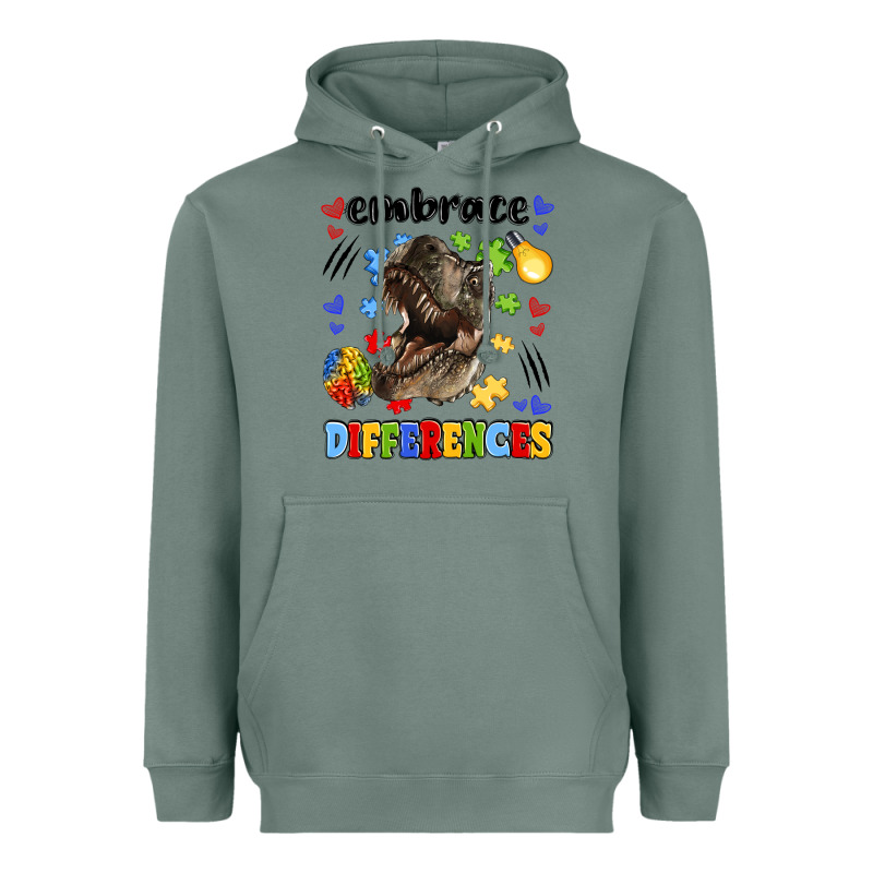 Embrace Differences Heavyweight Hoodie by LillyAllenDesigns | Teevron