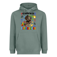 Sage embrace differences Heavyweight Hoodie - LillyAllenDesigns