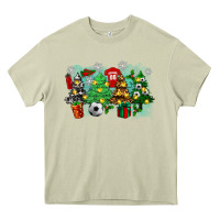Mossy christmas trees with tennis Heavy Core Tee - Zillion Design Studio