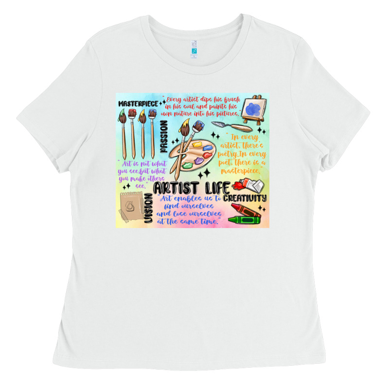 Artist Life Ladies Tee by MaliasSmallBusiness | Teevron
