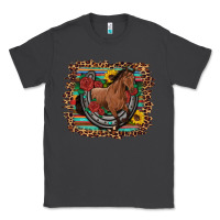 Smoke western horse horseshoe roses sunflowers serape leopard Classic Tee - Artiststas