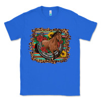 True Royal western horse horseshoe roses sunflowers serape leopard Classic Tee - Artiststas