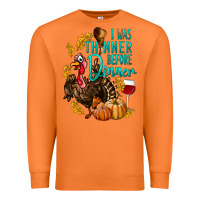 Carrot I Was Thinner Before Dinner Turkey Thanksgiving Premium Sweatshirt - LillyAllenDesigns