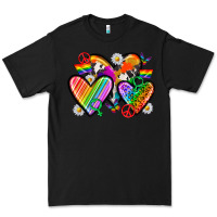 Black pride hearts Premium Tee - texasbilliewilder