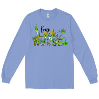 Colony Blue one lucky nurse Long Sleeve Tee - BarkalooDesign