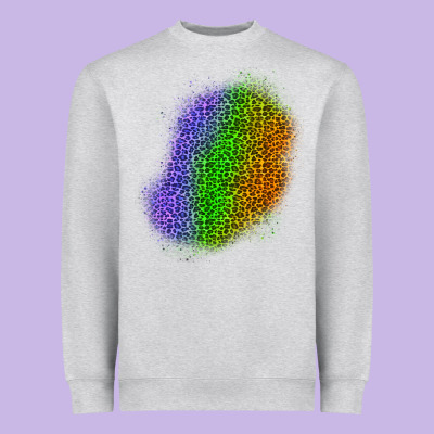 Halloween Leopard Patch 4 Heavyweight Sweatshirt Designed By Bundleandbundleshop