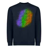Navy halloween leopard patch 4 Heavyweight Sweatshirt - BundleAndBundleShop