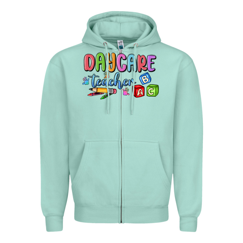 Daycare Teacher Zipper Hoodie by MaliasSmallBusiness | Teevron