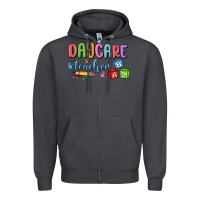 Smoke daycare teacher Zipper Hoodie - MaliasSmallBusiness