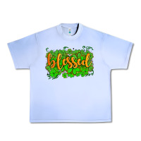 Grape Ice blessed with  shamrocks Urban Heavy Tee - AdoDesignShop