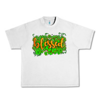Lunar Rock blessed with  shamrocks Urban Heavy Tee - AdoDesignShop