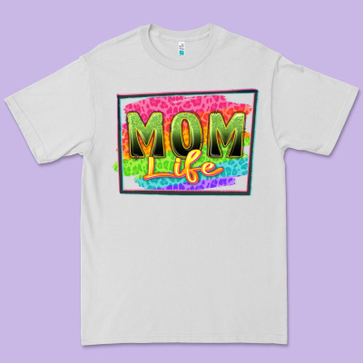 Mom Life Premium Tee Designed By Zillion Design Studio