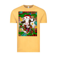 Vintage Mustard christmas cow air freshener Vintage Tee - Artiststas