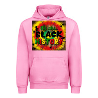 Fuchsia Pink we are black history Urban Hoodie - CowGirlArtShop