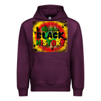 Mauve Wine we are black history Urban Hoodie - CowGirlArtShop