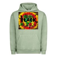 Pigment Oil Green we are black history Urban Hoodie - CowGirlArtShop