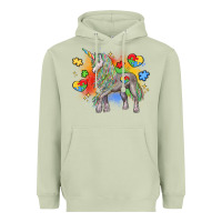 Matcha autism unicorn Heavyweight Hoodie - LillyAllenDesigns