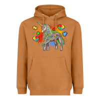 Meerkat autism unicorn Heavyweight Hoodie - LillyAllenDesigns