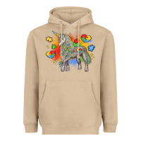 Mushroom autism unicorn Heavyweight Hoodie - LillyAllenDesigns
