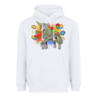 White autism unicorn Heavyweight Hoodie - LillyAllenDesigns