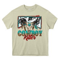 Mossy cowboy killer Heavy Core Tee - texasbilliewilder