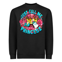 Black just call me princess Heavyweight Sweatshirt - AdoDesignShop
