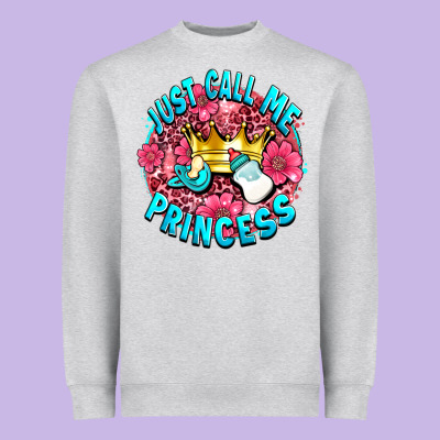 Just Call Me Princess Heavyweight Sweatshirt Designed By Adodesignshop
