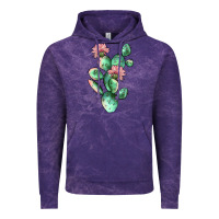 Cloud Purple cactus 5 Vintage Hoodie - JahusDesignShop