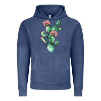 Vintage Denim cactus 5 Vintage Hoodie - JahusDesignShop