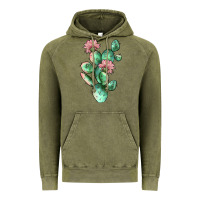 Vintage Olive cactus 5 Vintage Hoodie - JahusDesignShop