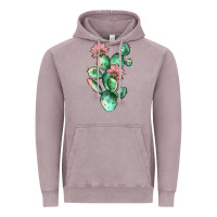 Vintage Zinc cactus 5 Vintage Hoodie - JahusDesignShop