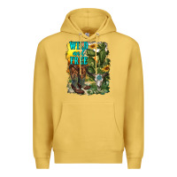 Antique Gold wild and free cowgirl boots Premium Hoodie - RanaPortraitStore