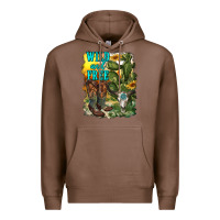 Chestnut wild and free cowgirl boots Premium Hoodie - RanaPortraitStore